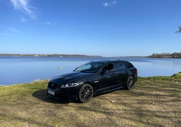 Jaguar XF cena 59900 przebieg: 178000, rok produkcji 2013 z Baborów małe 46